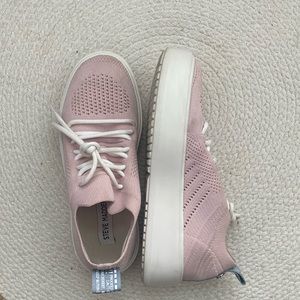 Pink platform Steve Madden sneakers